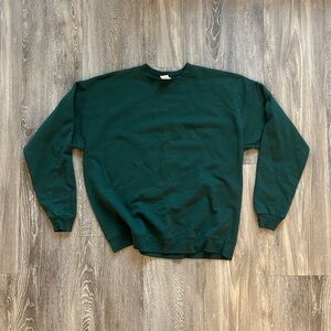 Hanes Crewneck Sweatshirt - Forest Green